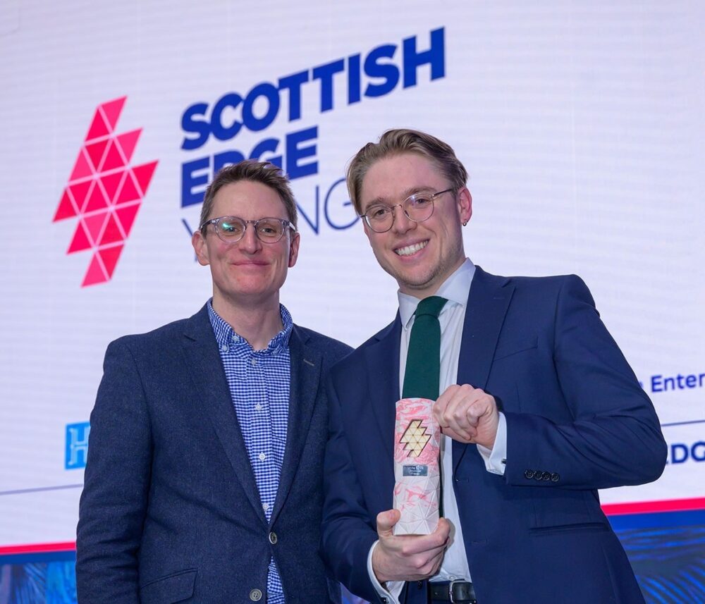 Mantra RAI Young EDGE winner Lto R Barry Mc Culloch BBB Richard Palmer