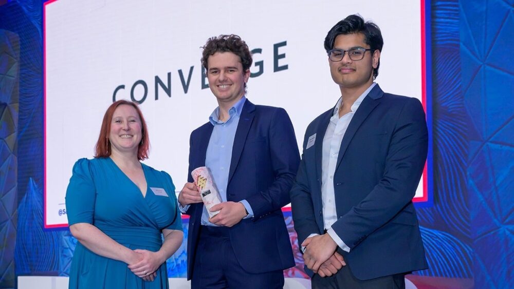 Phytovenomics Young EDGE Converge Winner Lto R Lissa Herron Converge Tristen Farmer Atvaan Mukherjee