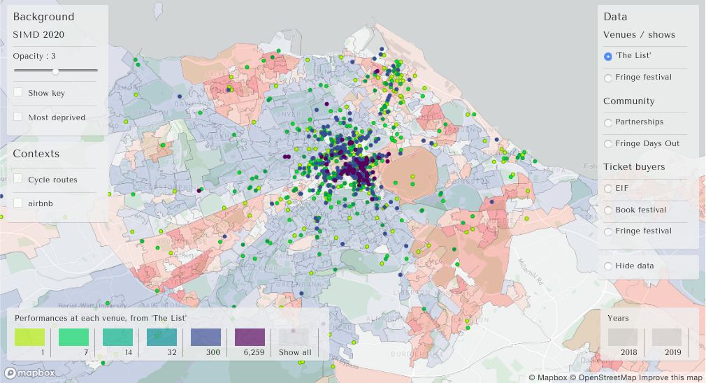 Festivals Communities Map