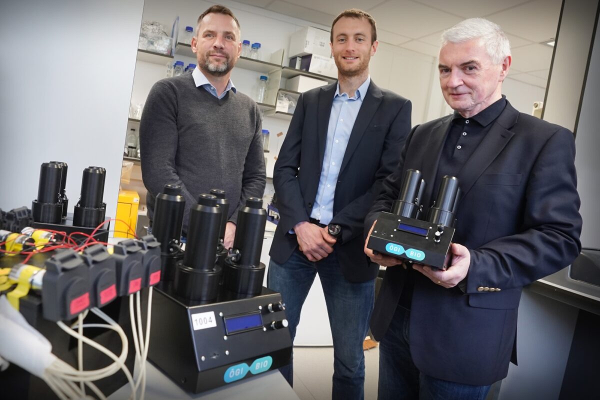 Left to right are Michiel Smith Alex Mc Vey and Moray Martin by Stewart Attwood