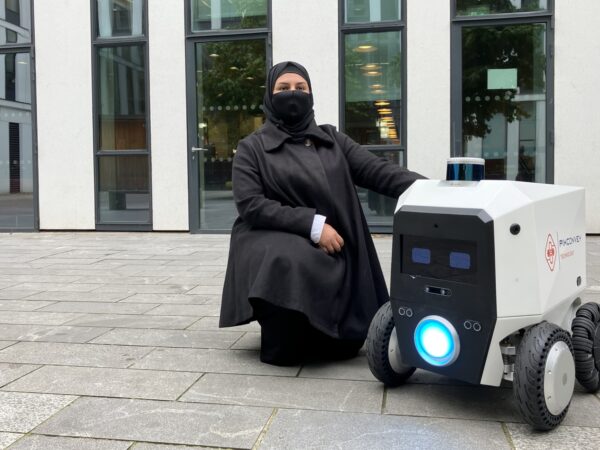 Ebtehal and Pixie outside Bayes mask EDIT